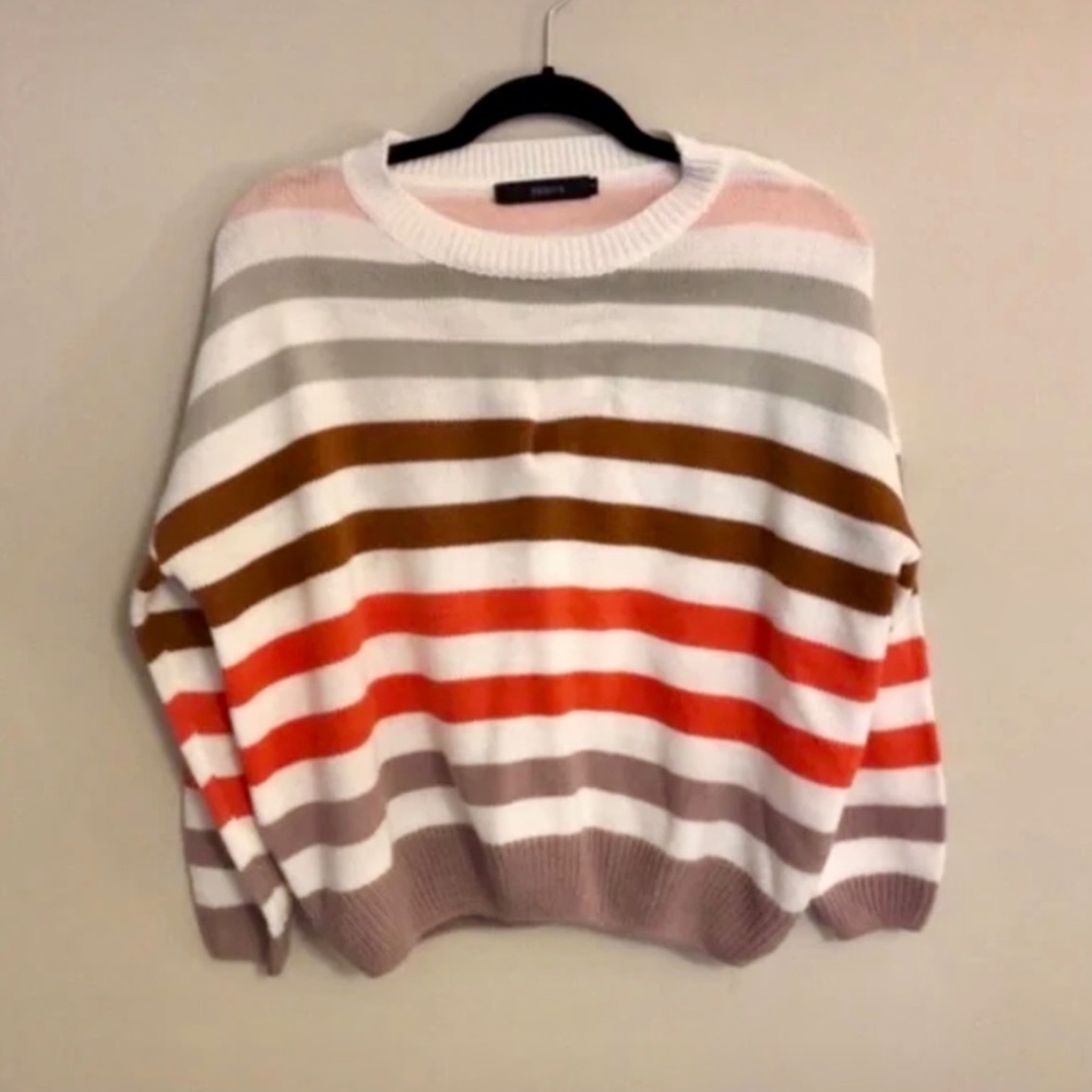 Chunky Knit Striped Sweater